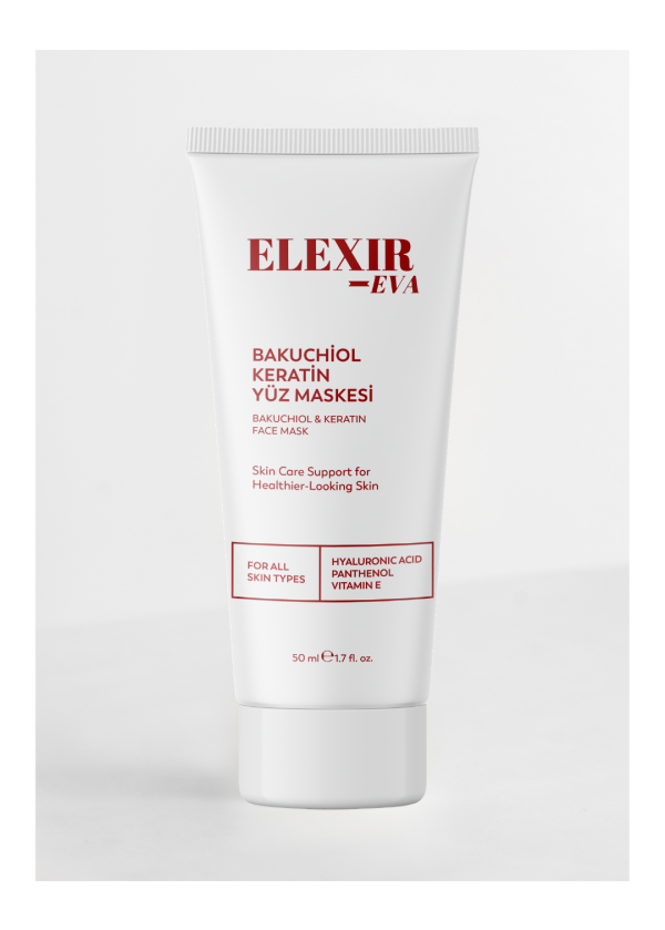 Bakuchiol & Keratin Yüz Maskesi Nemlendirici ve Cilt Bariyeri Destekleyici 50 ml